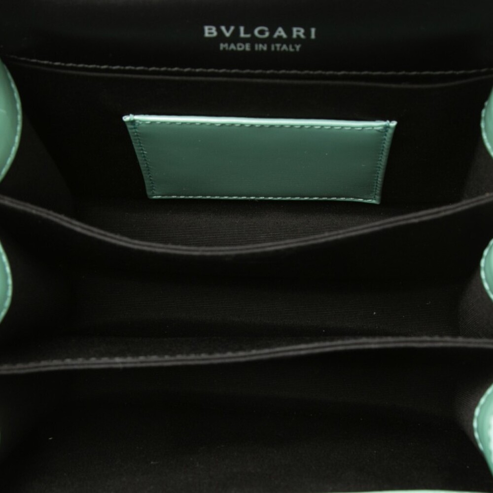 Pre-Loved Bvlgari Small Patent Serpenti Forever Top Handle Satchel - Picture 4 of 7